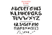 Plan Pen, a Font by Malena (Thumbnail 2 of 6)