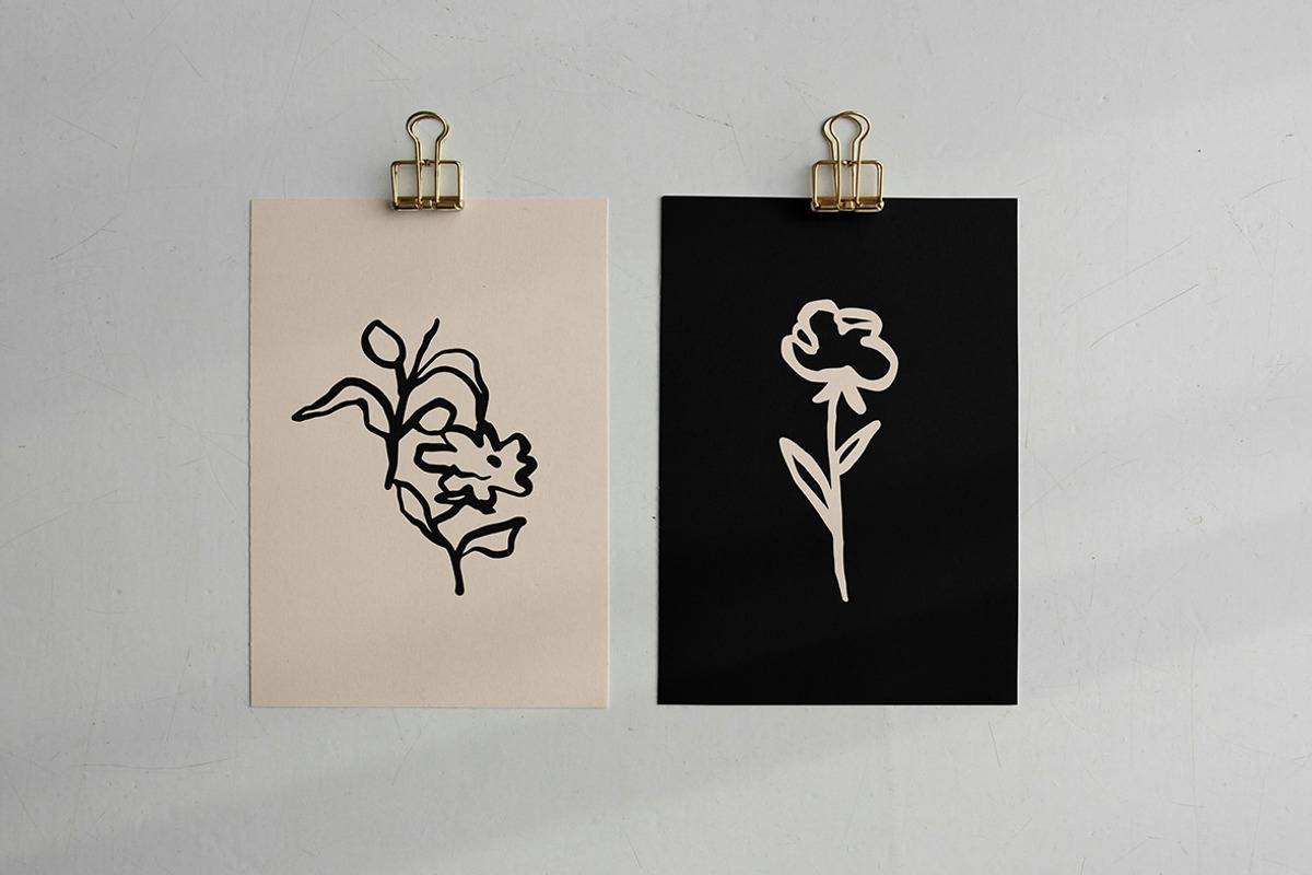 Organic Floral Clipart Bundle, a Decorative Illustration by ClayStudio (Photo 9 of 10)