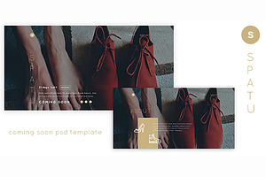 Spatu Coming soon template