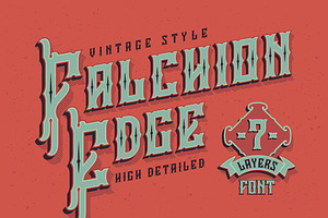 Falchion Edge Font