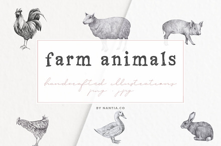 Farm Animals Illustration Pack
