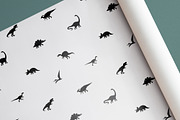Dinosaur seamless patterns set, a Pattern Graphic by Swetsol (Thumbnail 5 of 7)