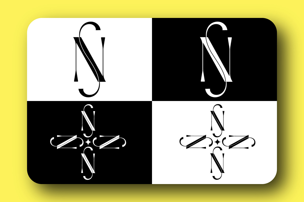 Elegant S and N Monogram Logo Design, a Branding & Logo Template by Salman Shop (Photo 2 of 2)