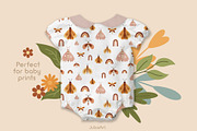 Retro groovy baby collection, a Seasonal Illustration by JulzaArt (Thumbnail 8 of 12)