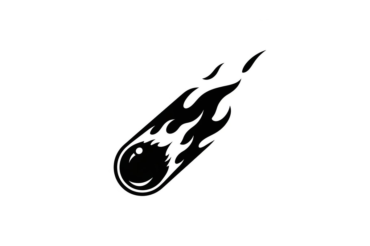 Fire Meteor Comet Silhouette Bundle, an Illustration by Designs_River (Photo 13 of 51)