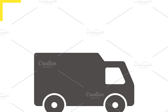 Delivery Van Icon. Vector