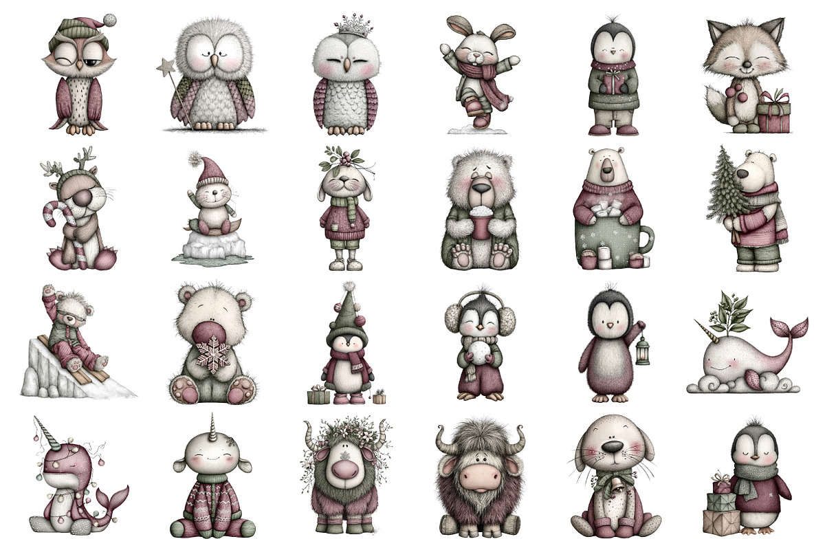 Arctic Animals Sublimation Bundle, an Illustration by Daily.Designs (Photo 2 of 3)
