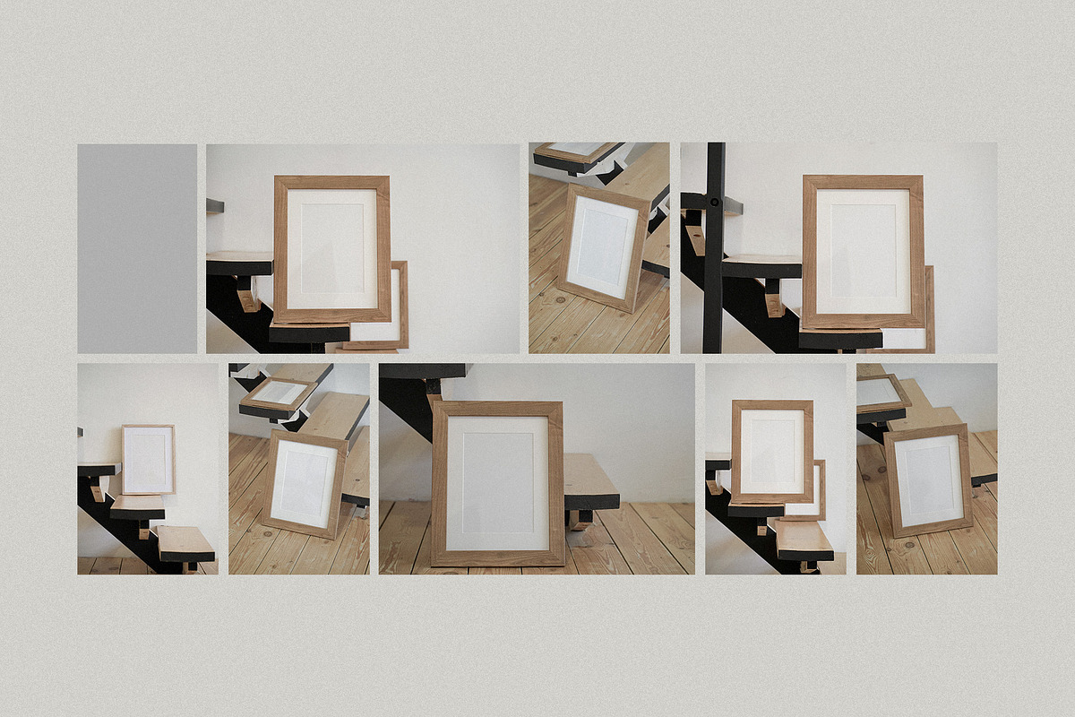 Artwork Wooden Frame Mockup, a Print Template by Artcoast Studio (Photo 5 of 7)