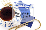 Feminine Navy, Blue & Gold Desktops, a Business Photo by OhTilly (Thumbnail 1 of 6)