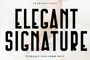 Elegant Signature, a Script Font by FreshTypeINK (Thumbnail 1 of 8)