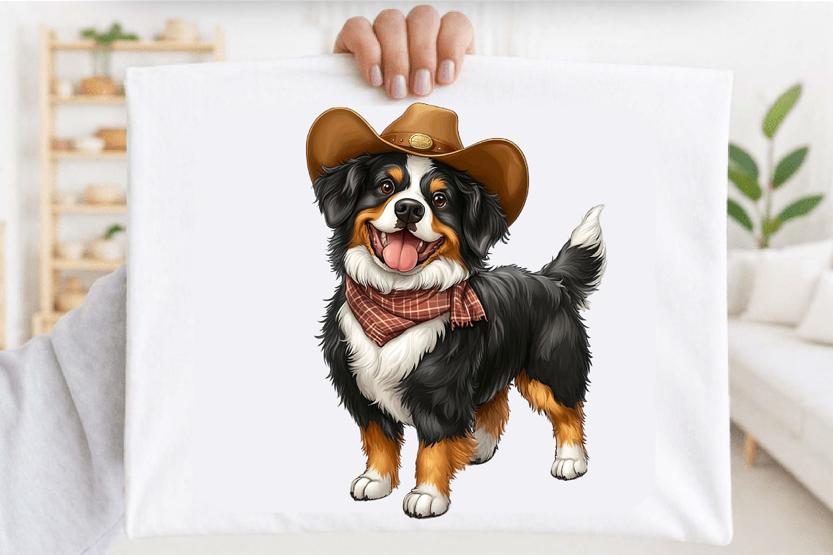 Cute Western Cowboy Dogs Clipart, an Animal Illustration by SVGArt (Photo 5 of 5)