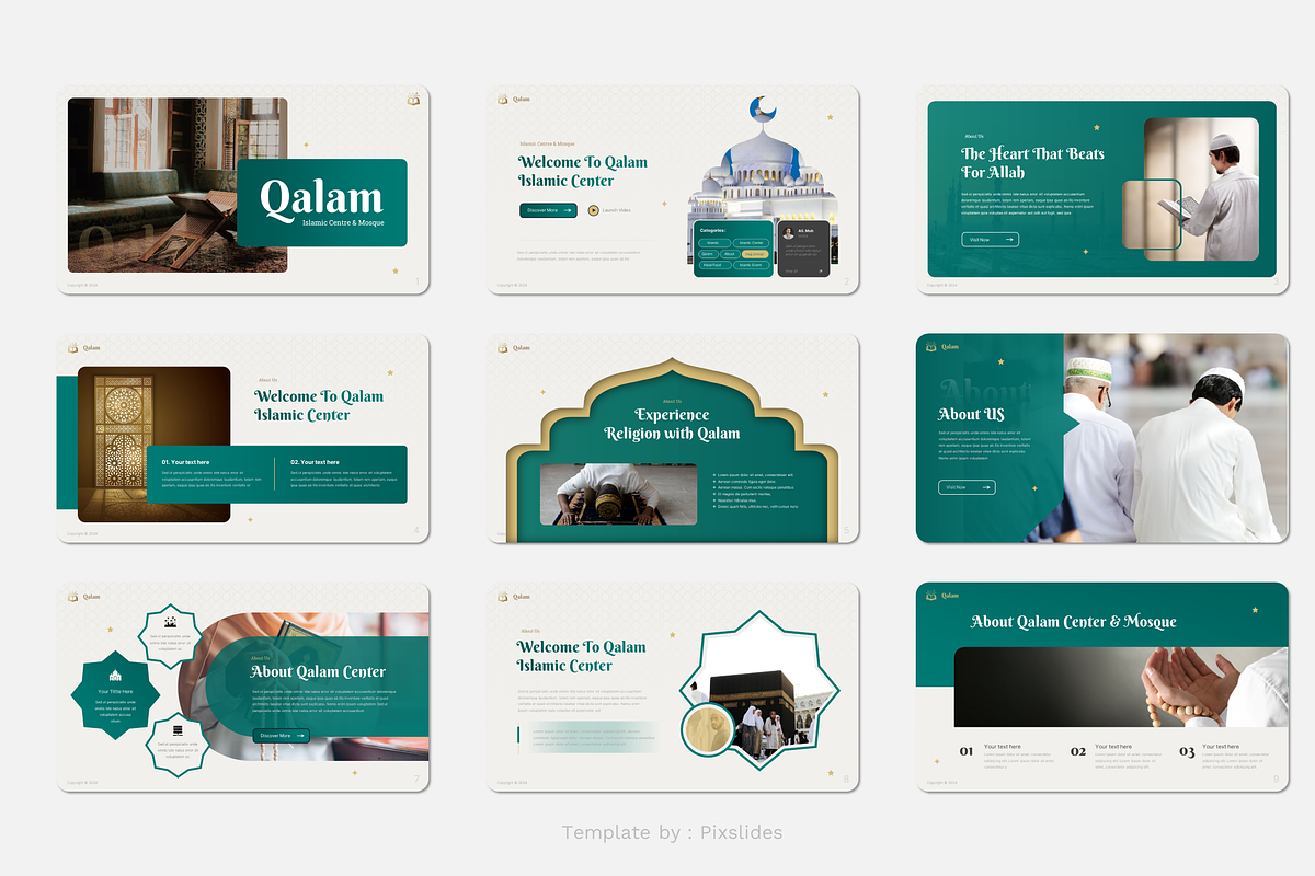Islamic Centre & Mosque Keynote, a Presentation Template by Pixslides (Photo 2 of 5)