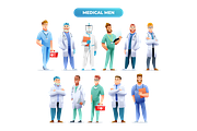 Medical People Character Set, a Healthcare Illustration by YG Studio (Thumbnail 2 of 3)