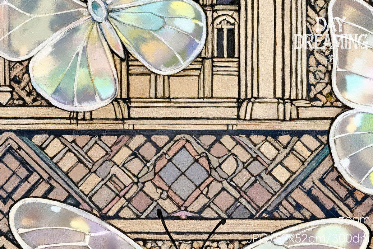 Classical Oriental Camellia, a Decorative Illustration by yahu88studio (Photo 3 of 3)