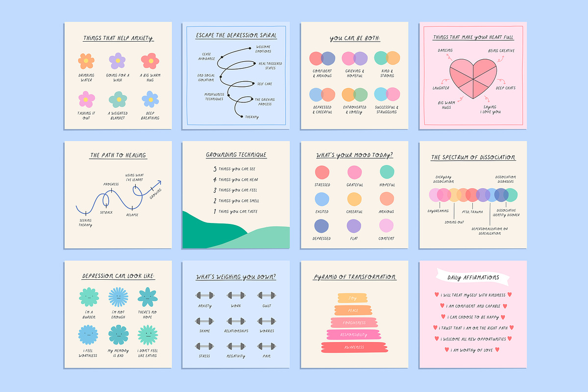 Therapy Social Pack - Canva, a Social Media Template by Willoe Studio (Photo 8 of 9)