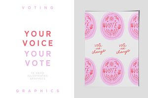 Your Voice, Your Vote Graphics