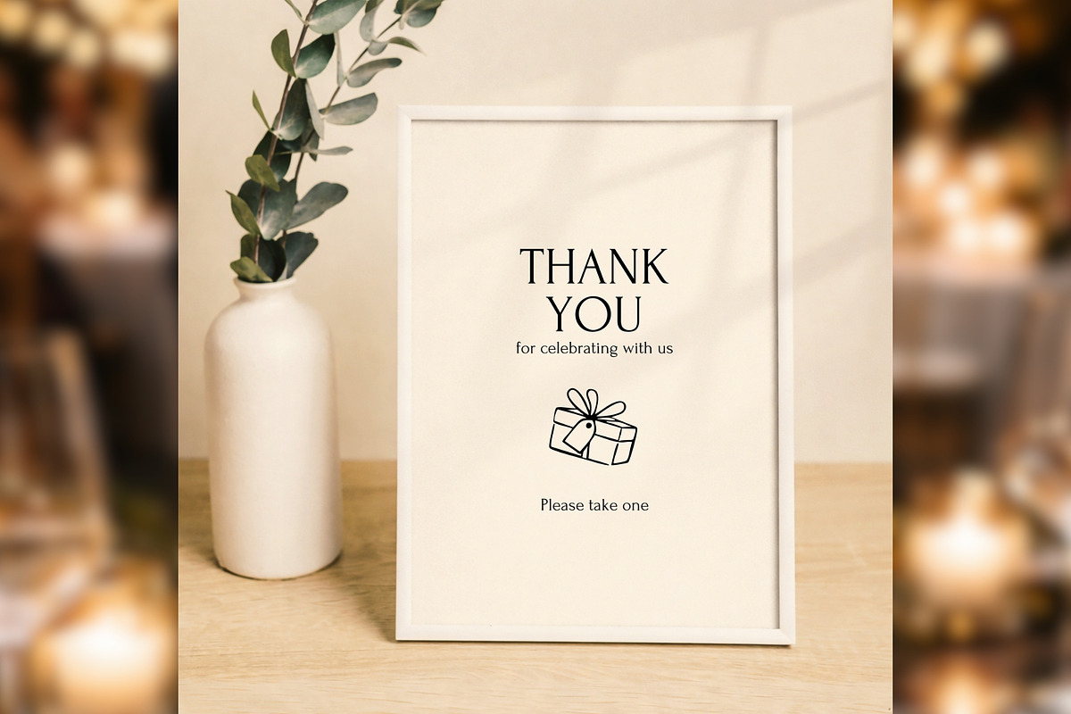Luxury Wedding Favors Canva bd004, a Card Template by TyphoonStudio (Photo 5 of 8)
