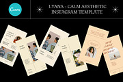 LYANA - Calm Aesthetic IG CANVA, a Social Media Template by Elokka Std. (Thumbnail 6 of 9)