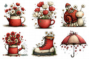 Whimsical Spring Clipart Bundle, an Illustration by Daily.Designs (Thumbnail 3 of 8)