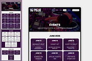 DJ & Disco Website Template, a Wix Template by Kitteeh (Thumbnail 17 of 21)