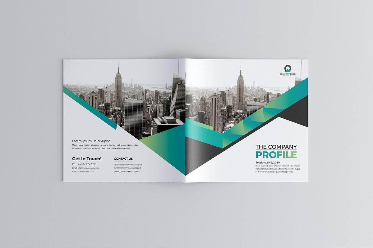 Square Brochure Design 01, a Brochure Template by JanySultana (Photo 9 of 14)