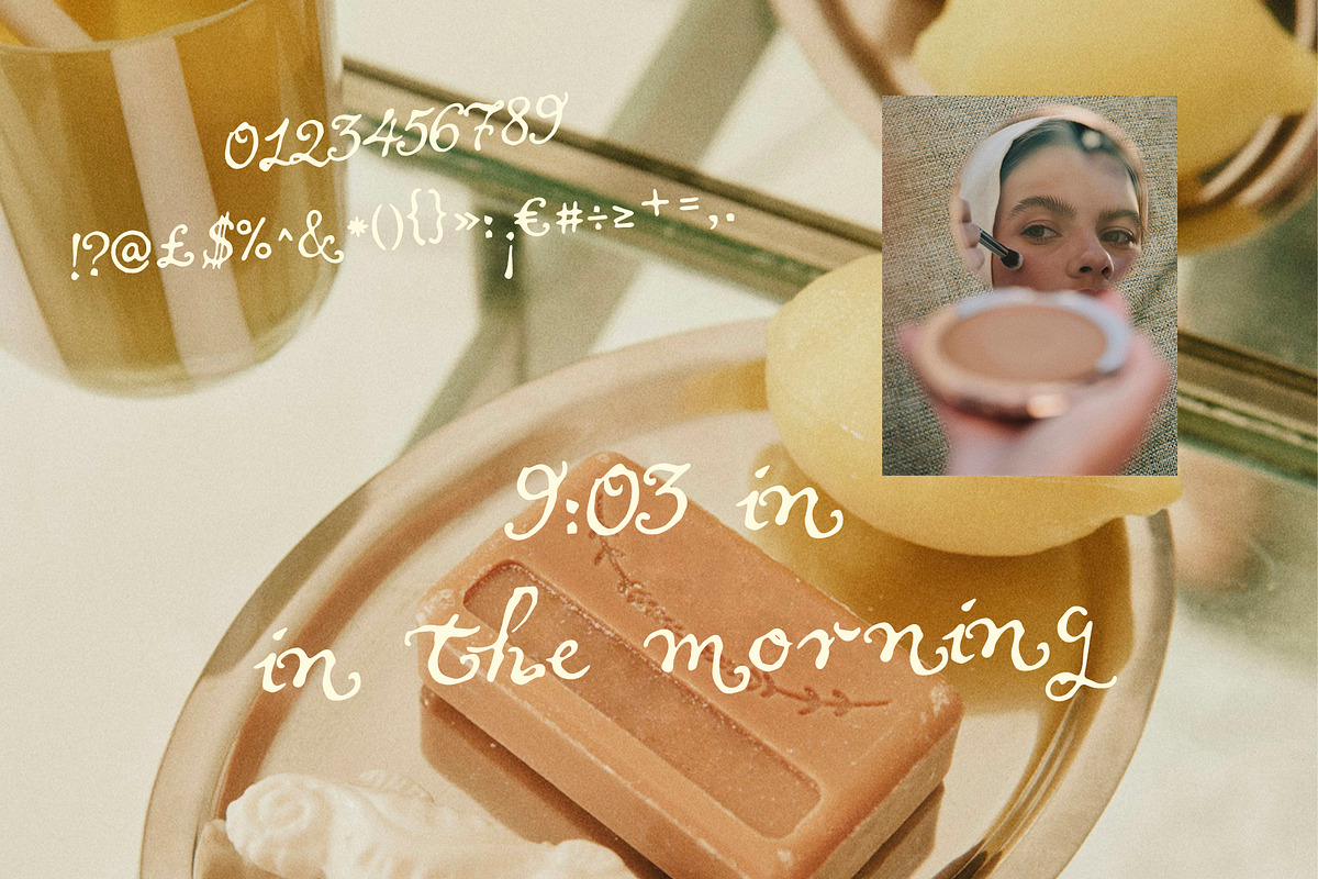 Sunday Ink - Soft Handwritten Script, a Script Font by Mneme (Photo 8 of 8)