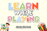 Coloring Book - Kids Font Types, a Font by KiddoGlyphs Studio (Thumbnail 3 of 3)