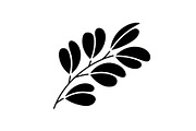 Botanical Leaf Silhouette Bundle, an Illustration by Creativeshirt (Thumbnail 48 of 51)