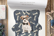 Muddy Paws Dog Clipart, an Animal Illustration by Twigs and Twine (Thumbnail 9 of 12)