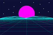 Retrofuturism OTF Vapor Wave Font, a Sans Serif Font by Ckybe's Corner (Thumbnail 7 of 10)