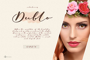 Dublo Script Font