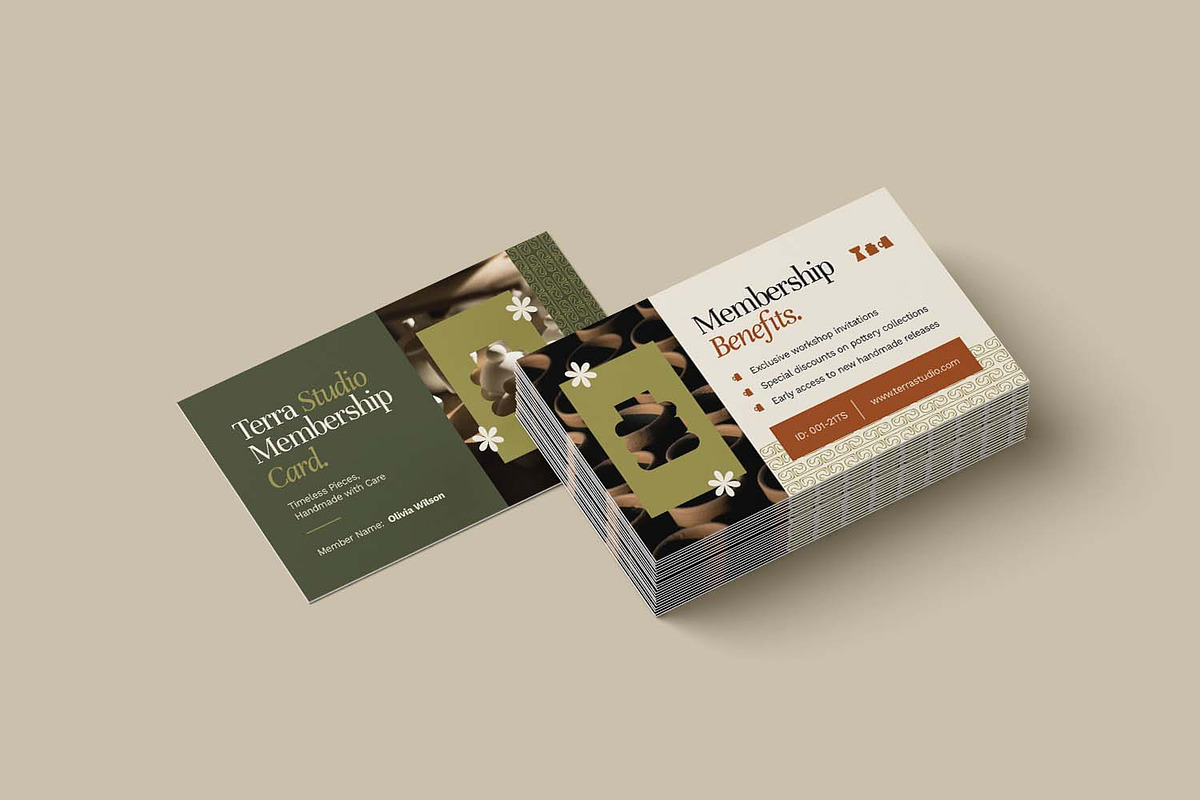 Terra Studio - Membership Card, a Card Template by Fannan Studio (Photo 2 of 3)