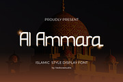 Al Ammara Islamic Font, a Sans Serif Font by Vadovastd (Thumbnail 1 of 7)