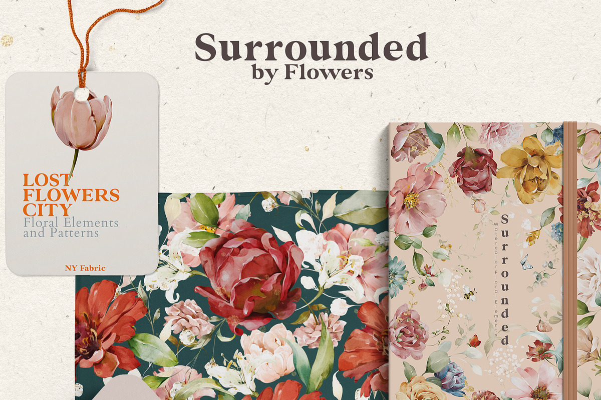 Watercolor Flower Collection, a Decorative Illustration by Damian Roh (Photo 18 of 19)