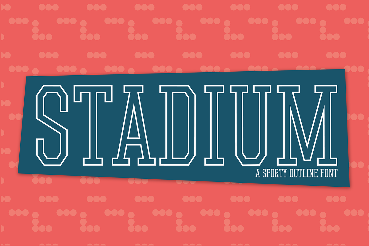 Stadium, a Serif Font by Kitaleigh (Photo 1 of 2)