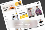 Runaway - Fashion Landing Page, a Landing Page Template by trabaskriya (Thumbnail 2 of 5)