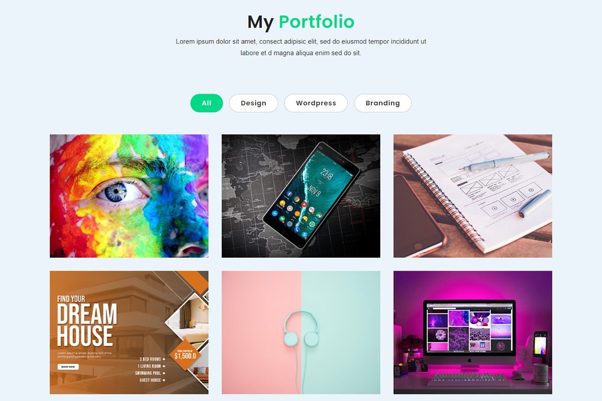Rahim - Personal Portfolio HTML, a Bootstrap Template by Themeplaza (Photo 4 of 7)