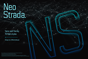 Neo Strada, a Sans Serif Font by Differentialtype (Thumbnail 1 of 9)