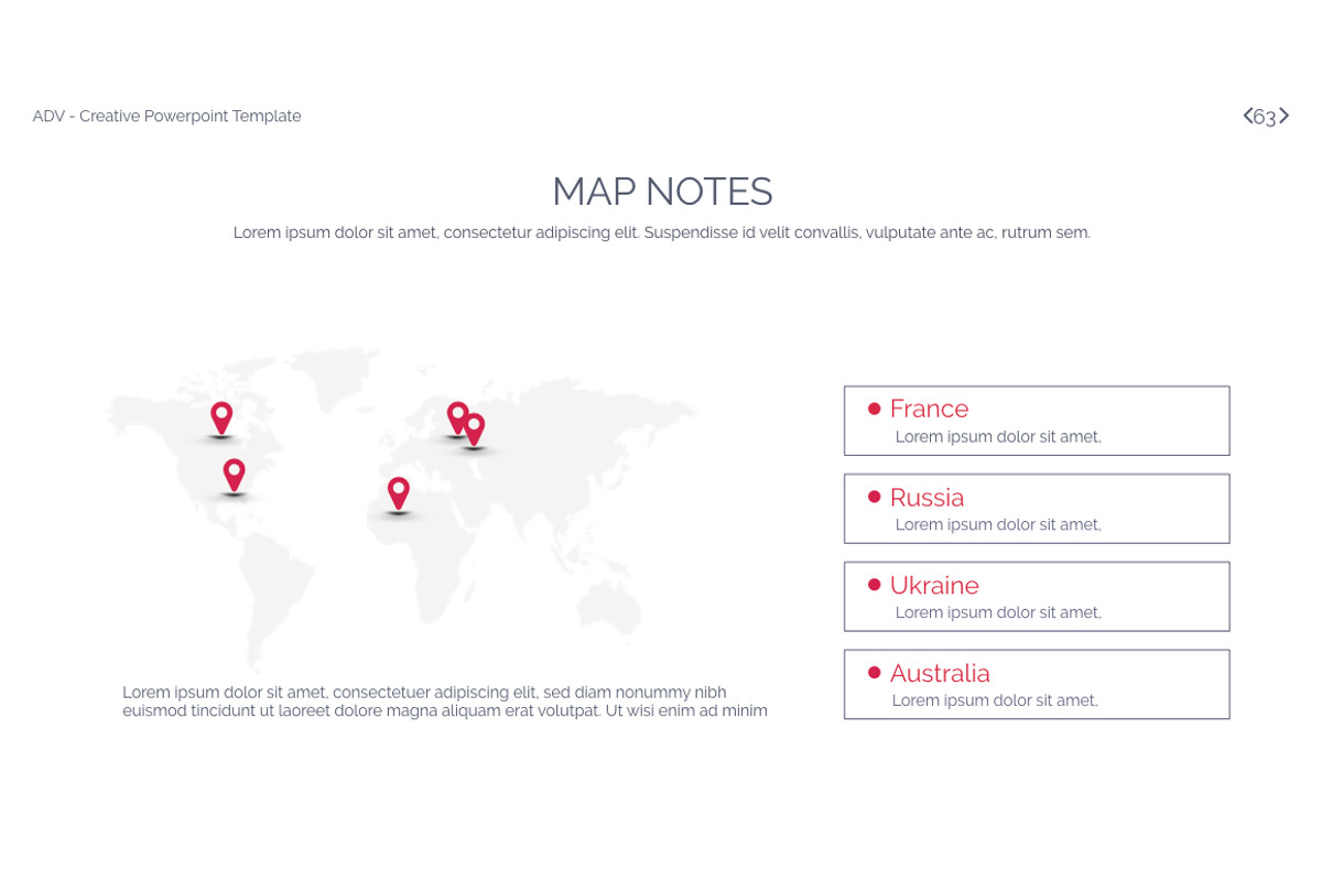 ADV Powerpoint Template, a Presentation Template by OXXO (Photo 63 of 78)