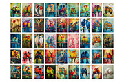 64 Lovebirds on a Branch Art, an Illustration by Art Paradise Studios (Thumbnail 8 of 10)