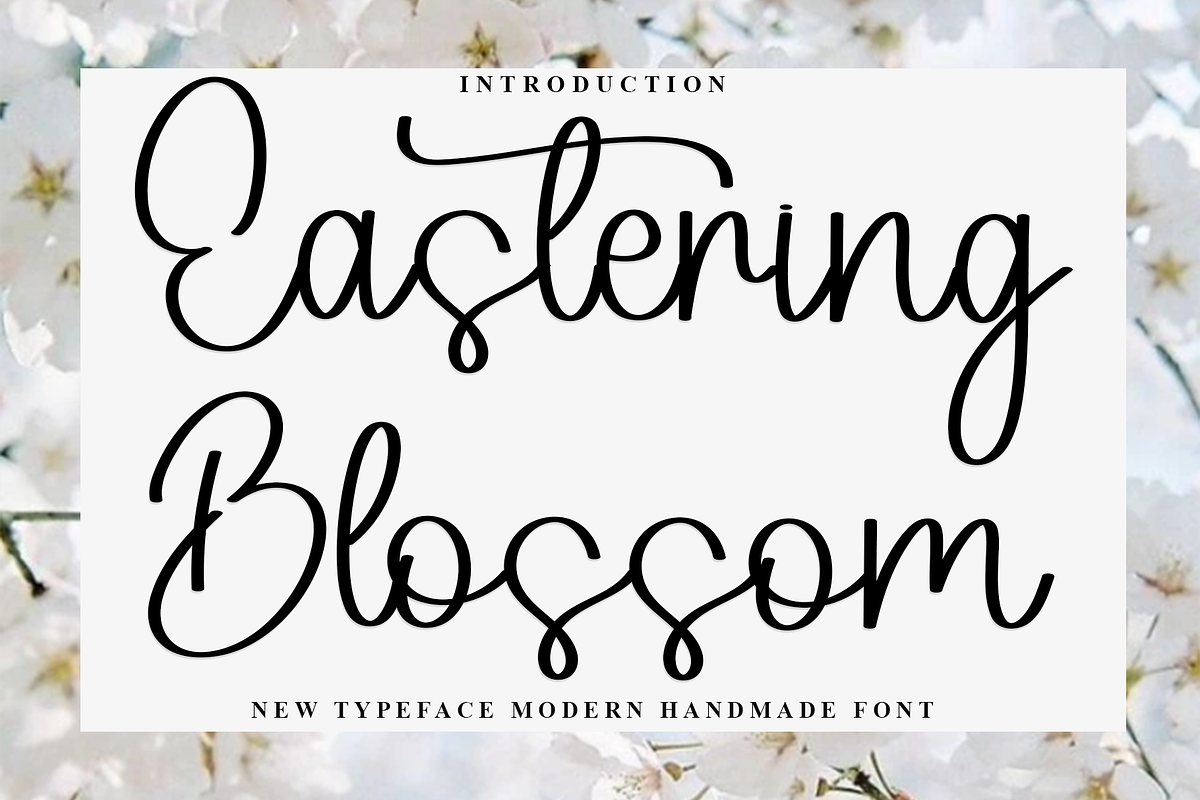 Eastering Blossom, a Handwritten Font by FreshTypeINK (Photo 7 of 8)