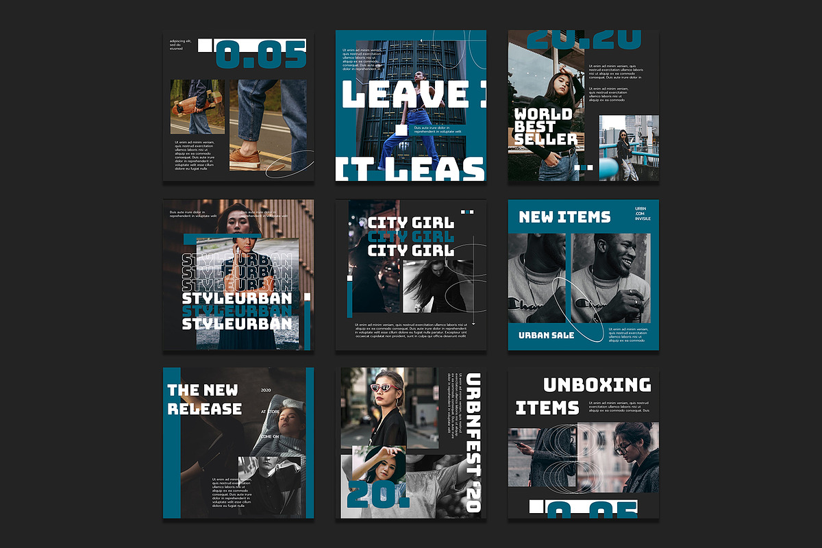 Bundle Streetwear Instagram Template, a Social Media Template by Azruca (Photo 4 of 26)