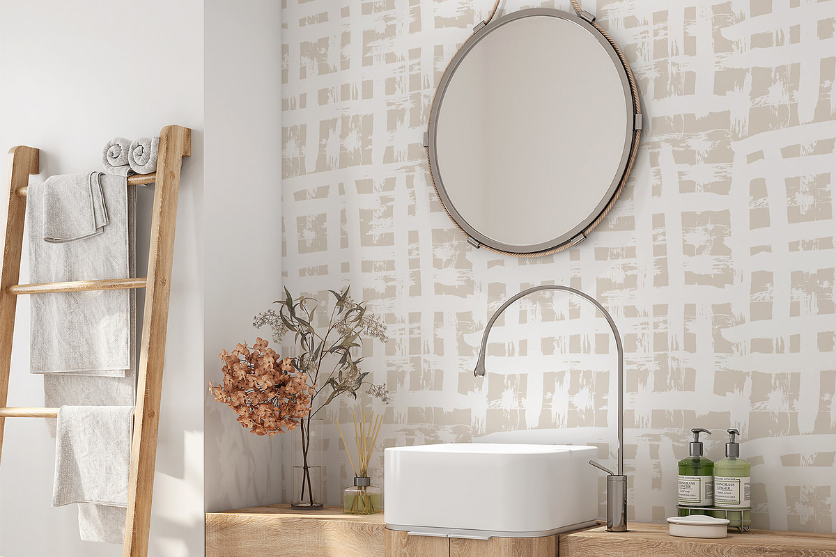 Painted Grid, a Wallpaper Graphic by MalyskaStudio (Photo 7 of 11)