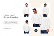 Men Sweatshirt Mockups Set FREE DEMO, a Books & Magazine Mockup by Apparel_Mockups (Thumbnail 7 of 24)