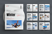 Winter Magazine Template, a Magazine Template by Seeing-art (Thumbnail 1 of 11)