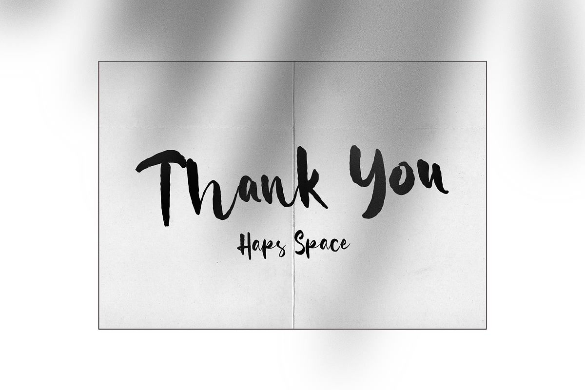 Roarety - Rough Script Font, a Font by Haps Space (Photo 8 of 8)
