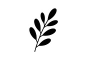 Botanical Leaf Silhouette Bundle, an Illustration by Creativeshirt (Thumbnail 28 of 51)
