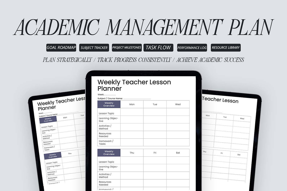 Academic Work Planner PDF preview 6