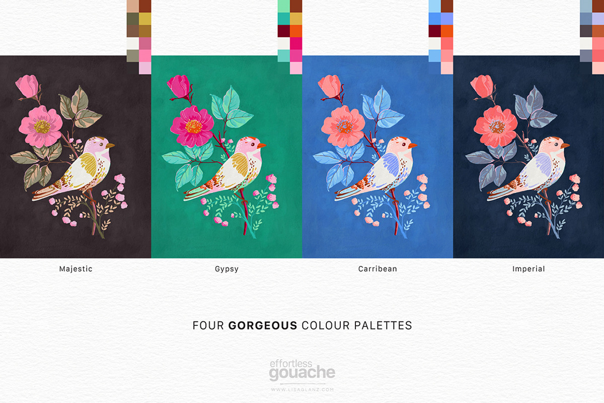 Gouache Brushes for Procreate, a Brush Add-On by Lisa Glanz (Photo 8 of 14)