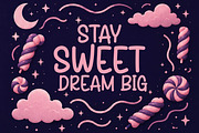 Dream Candy - Sweet Handmade Display, a Handwritten Font by Gumrega Studio (Thumbnail 4 of 8)